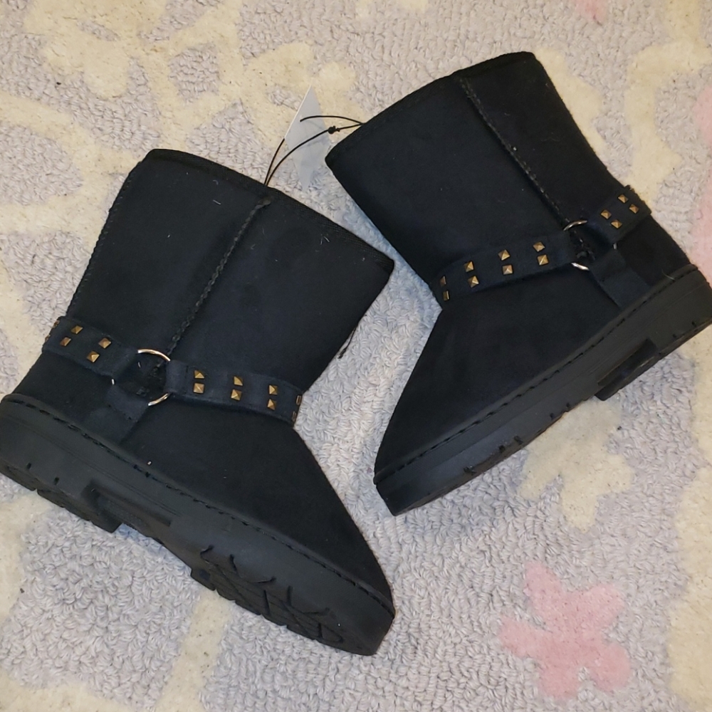 Girls Black Boots